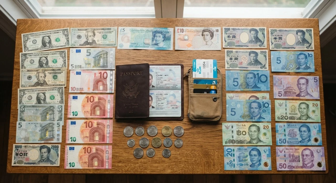 Carrying Cash Internationally: How Much, Which Denominations, and When to Exchange
