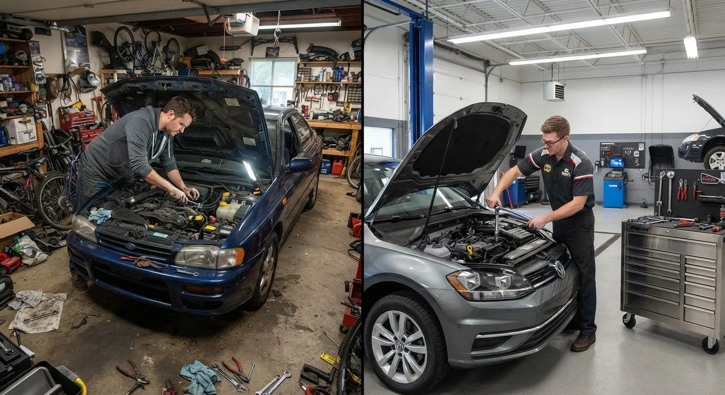DIY Car Maintenance vs. Taking It to a Shop
