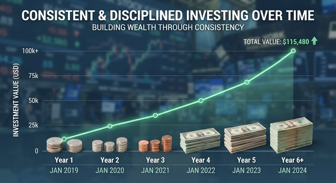 Dollar-Cost Averaging: Why Timing the Market Is Harder Than It Sounds