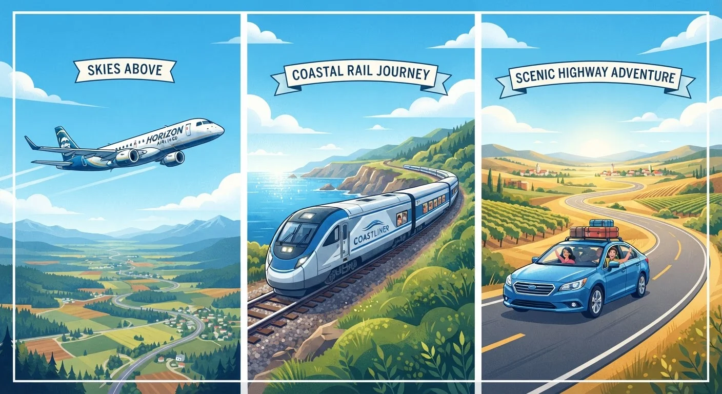 Flight vs. Train vs. Drive: Choosing the Right Way to Get There