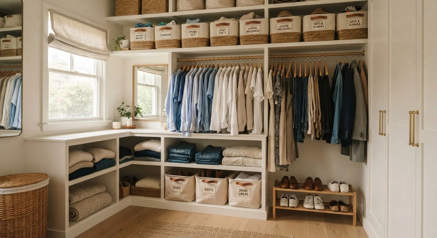 How Seasonal Rotation Keeps Closets and Cabinets From Overflowing