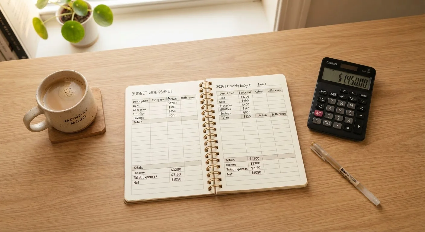 Monthly Budget Setup Checklist