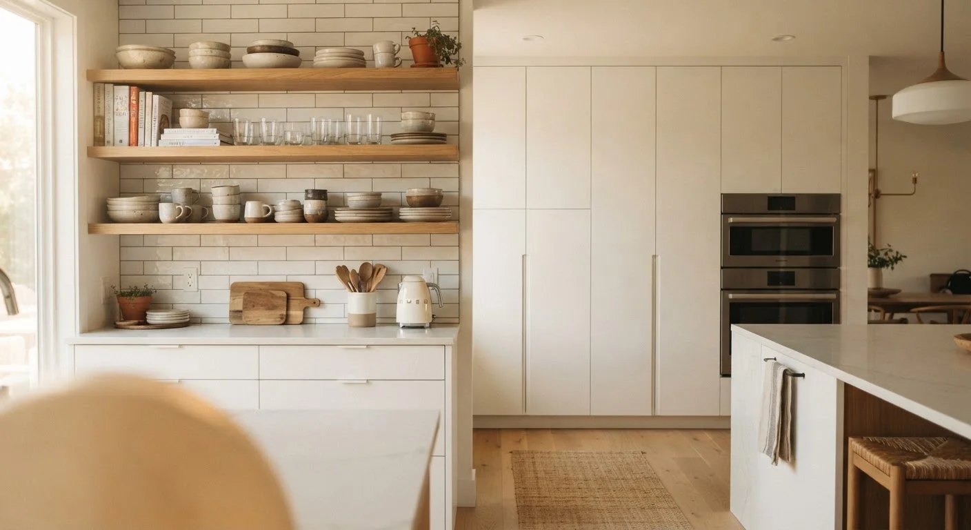Open Shelving vs. Closed Cabinets: What Works Better for Home Organization