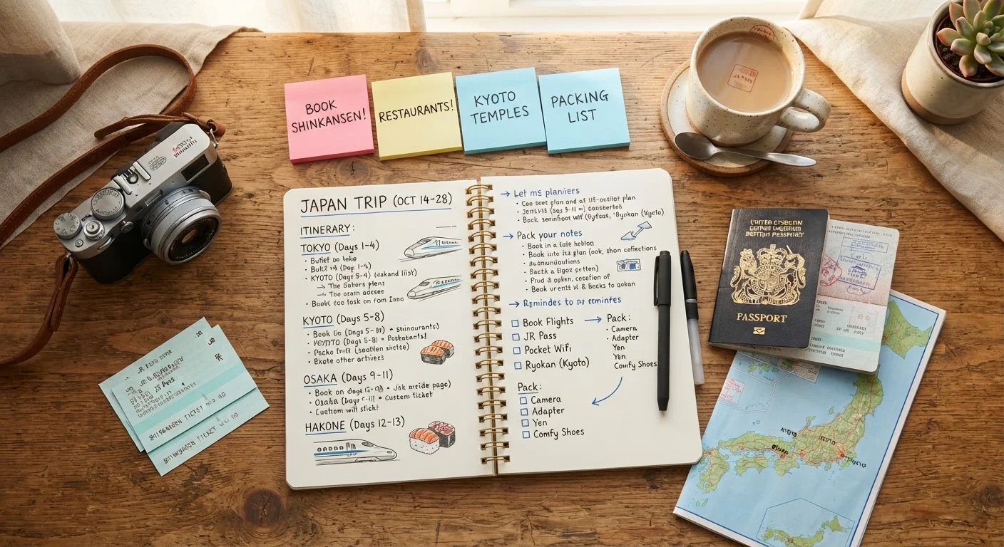 Planning a Trip from Scratch: A First-Timer's Complete Walkthrough